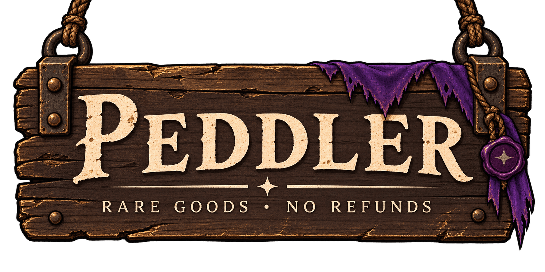 PEDDLER — Rare goods, no refunds